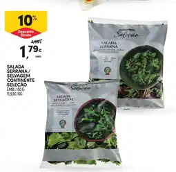 Continente Salada serrana/ selvagem continente seleçao promoção