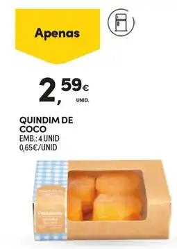Continente Quindim de coco promoção