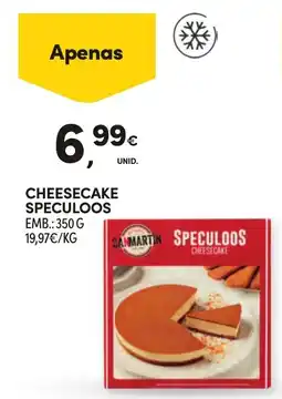 Continente Cheesecake speculoos promoção