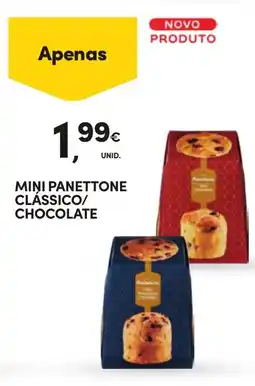Continente Mini panettone clássico/ chocolate promoção