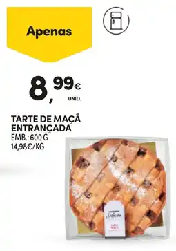 Continente Tarte de maçã entrançada promoção