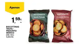 Continente Biscottinas trufa/ presunto ibérico promoção
