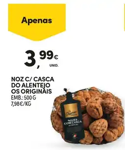 Continente Noz c/ casca do alentejo os originais promoção