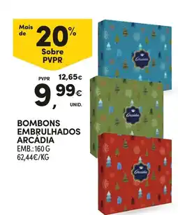 Continente Bombons embrulhados arcadia promoção
