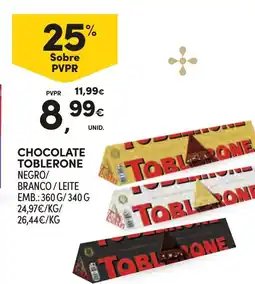 Continente Chocolate toblerone promoção