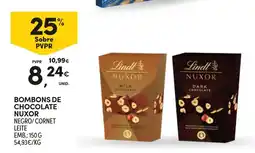 Continente Bombons de chocolate nuxor promoção