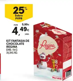Continente Kit fantasia de chocolate regina promoção