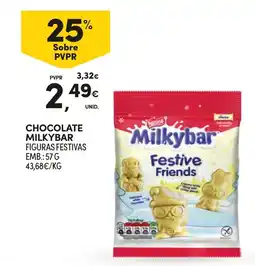 Continente Chocolate milkybar figuras festivas promoção