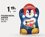 Continente Figura natal kinder promoção