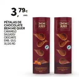 Continente Pétalas de chocolate bem me quer caramelo promoção