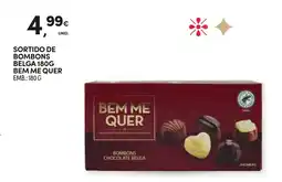 Continente Sortido de bombons belga 180g bem me quer promoção