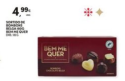 Continente Sortido de bombons belga 180g bem me quer promoção