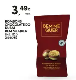 Continente Bombons chocolate do dubai bem me quer promoção