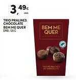 Continente Trio pralines chocolate bem me quer promoção