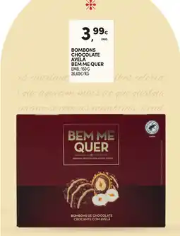 Continente Bombons chocolate avela bem me quer promoção