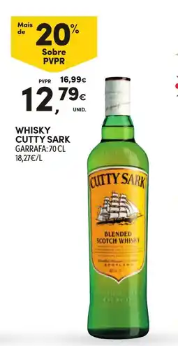 Continente Whisky cutty sark promoção