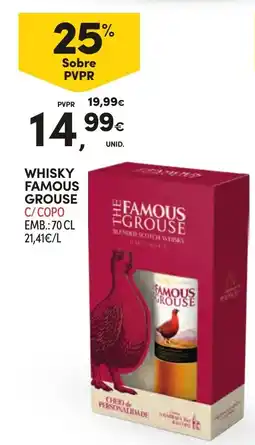 Continente Whisky famous grouse promoção