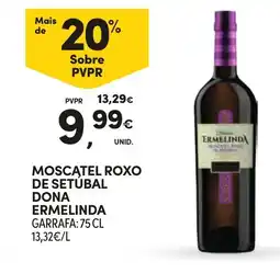 Continente Moscatel roxo de setúbal dona ermelinda promoção