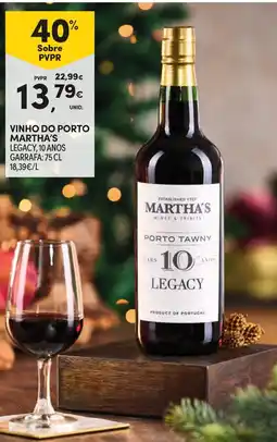 Continente Vinho do porto martha's promoção