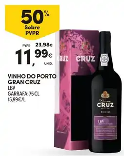 Continente Vinho do porto gran cruz promoção