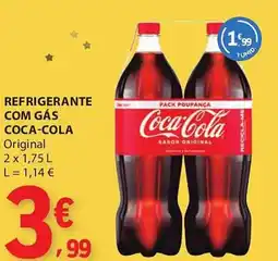 E.Leclerc Refrigerante com gás coca-cola promoção