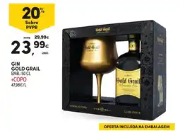 Continente Gin gold grail promoção