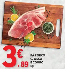 E.Leclerc Pá porco c/osso e couro promoção
