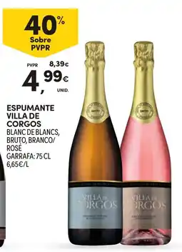 Continente Espumante villa de corgos promoção