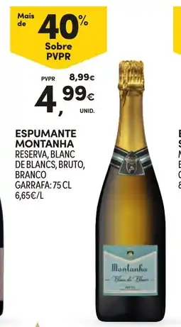 Continente Espumante montanha reserva, blanc promoção
