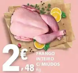 E.Leclerc Frango inteiro c/ miúdos promoção