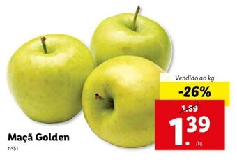 Lidl Maçã Golden promoção