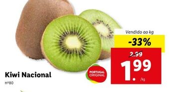 Lidl Kiwi Nacional promoção