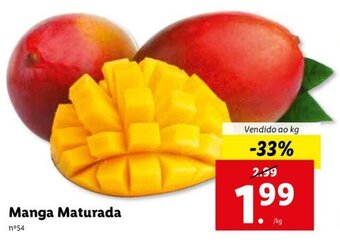 Lidl Manga Maturada promoção