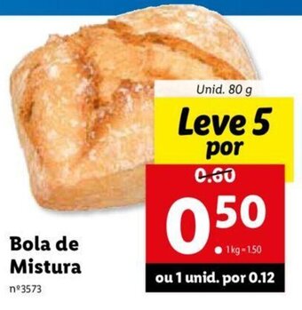 Lidl Bola de Mistura 80g promoção