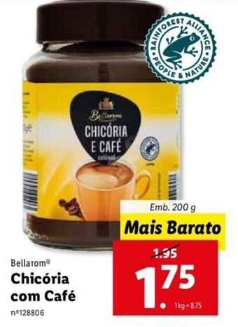Lidl Bellarom Chicória com Café 200g promoção