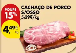 Pingo Doce Cachaço de porco s/osso promoção