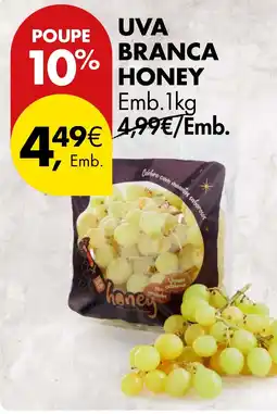 Pingo Doce Uva branca honey promoção