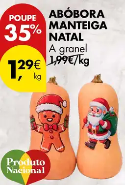 Pingo Doce Abóbora manteiga natal promoção