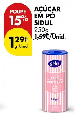 Pingo Doce Açúcar em pó sidul promoção