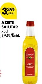 Pingo Doce Azeite salutar promoção