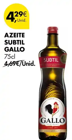 Pingo Doce Azeite subtil gallo promoção