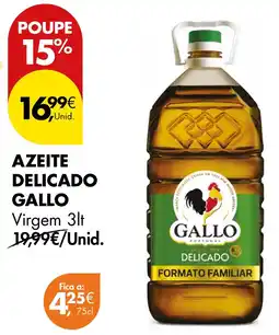 Pingo Doce Azeite delicado gallo virgem promoção