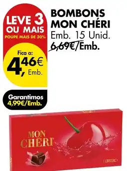 Pingo Doce Bombons mon chéri promoção
