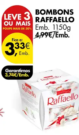 Pingo Doce Bombons raffaello promoção