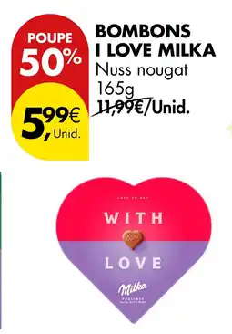Pingo Doce Bombons i love milka promoção