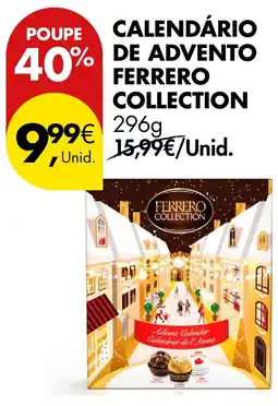 Pingo Doce Calendário de advento ferrero collection promoção
