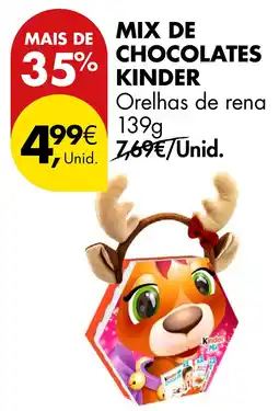 Pingo Doce Mix de chocolates kinder promoção