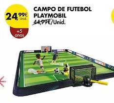Pingo Doce Campo de futebol playmobil promoção