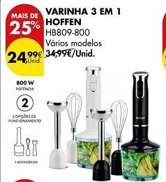 Pingo Doce Varinha 3 em 1 hoffen promoção