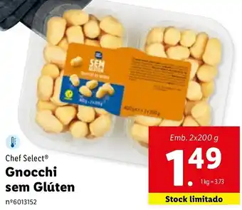 Lidl Chef Select Gnocchi sem Glúten 2 x 200g promoção
